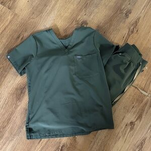 Figs Green Scrub Set - Medium T